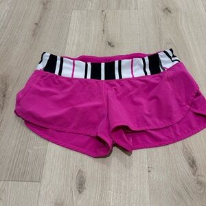 Lululemon, size 8, pre-owned, good condition running shorts.